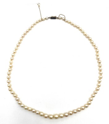 COLLIER DE PERLES DE CULTURE (5 à 8,5 mm...